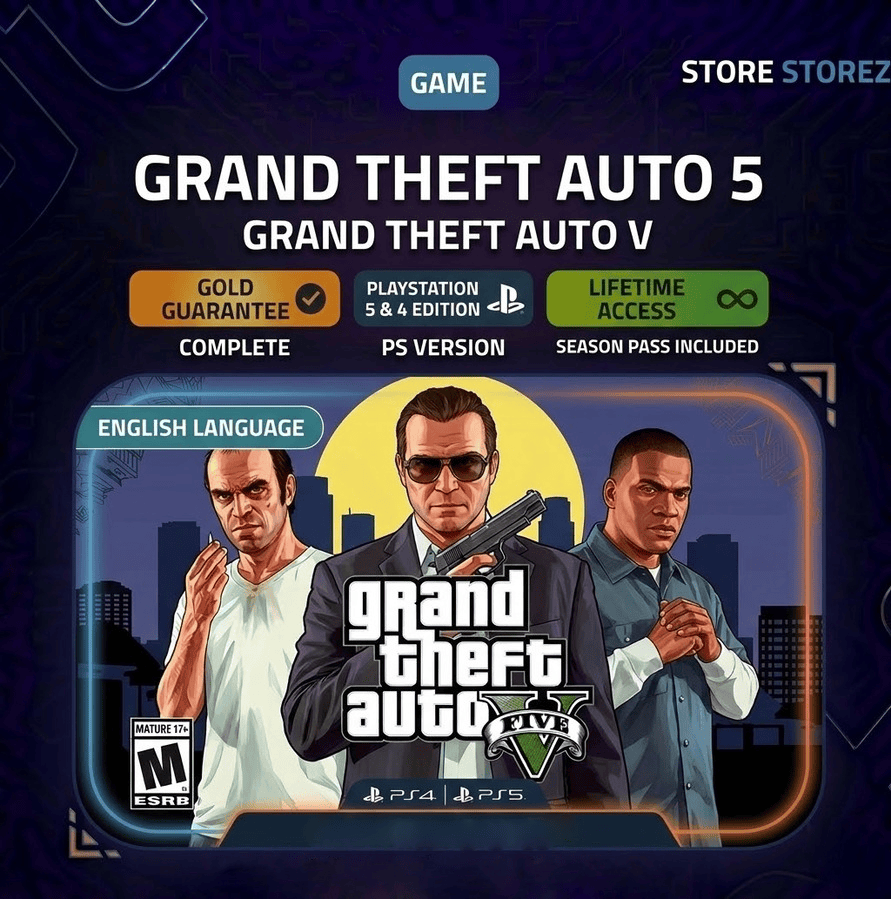 ايجار قراند 5 | PS4 & PS5